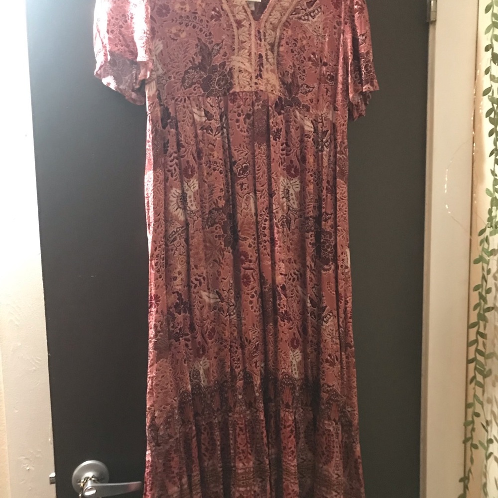 Knox Rose Pink Flutter Sleeve Sundress